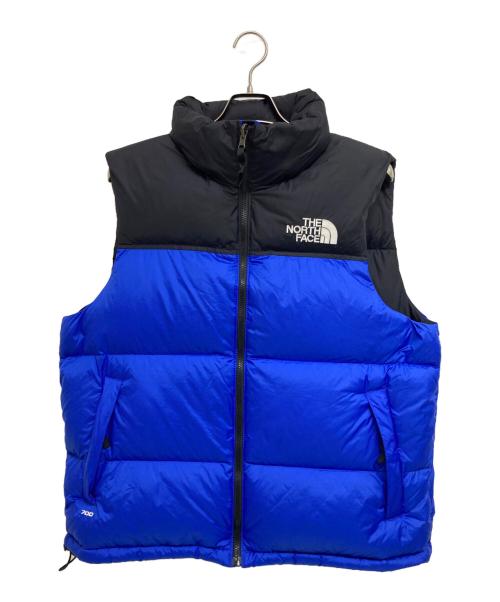 THE NORTH FACE（ザ ノース フェイス）THE NORTH FACE (ザ ノース フェイス) 1996 RETRO NUPTSE VEST ブラック×ブルー サイズ:Lの古着・服飾アイテム