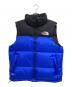 THE NORTH FACE（ザ ノース フェイス）の古着「1996 RETRO NUPTSE VEST」｜ブラック×ブルー