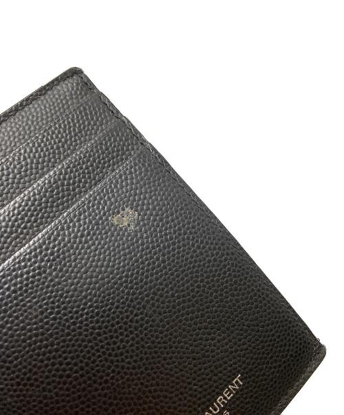 Saint Laurent Paris（サンローランパリ）Saint Laurent Paris (サンローランパリ) マネークリップ付カードケース ブラック サイズ:下記参照の古着・服飾アイテム