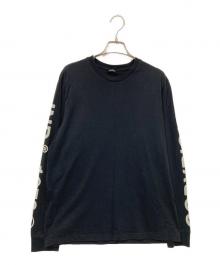 DIESEL（ディーゼル）の古着「ロングスリーブカットソー」｜ブラック×ホワイト
