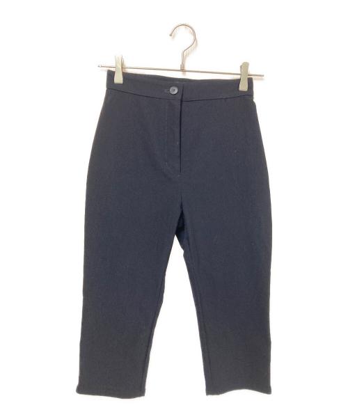 CLANE（クラネ）CLANE (クラネ) CAPRI RIB PANTS ブラック サイズ:1の古着・服飾アイテム