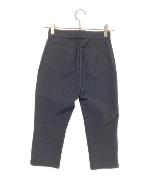 CLANE（クラネ）CLANE (クラネ) CAPRI RIB PANTS ブラック サイズ:1の古着・服飾アイテム