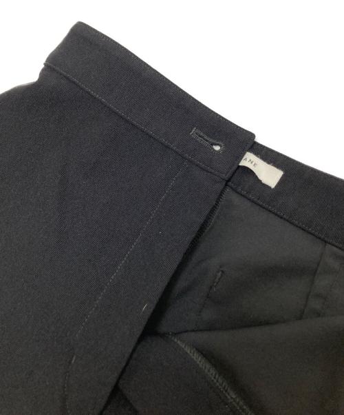 CLANE（クラネ）CLANE (クラネ) CAPRI RIB PANTS ブラック サイズ:1の古着・服飾アイテム