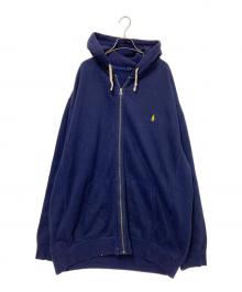 POLO RALPH LAUREN（ポロ・ラルフローレン）の古着「ジップアップパーカー」｜ネイビー