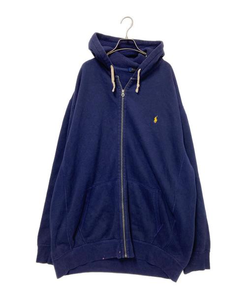 POLO RALPH LAUREN（ポロ・ラルフローレン）POLO RALPH LAUREN (ポロ・ラルフローレン) ジップアップパーカー ネイビー サイズ:3XLの古着・服飾アイテム