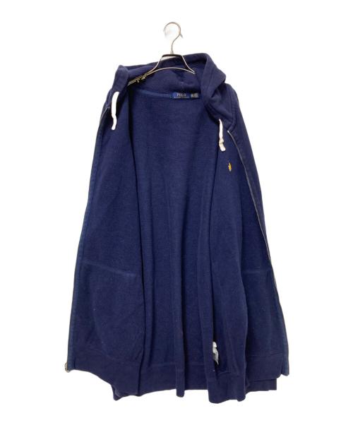 POLO RALPH LAUREN（ポロ・ラルフローレン）POLO RALPH LAUREN (ポロ・ラルフローレン) ジップアップパーカー ネイビー サイズ:3XLの古着・服飾アイテム