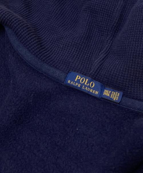 POLO RALPH LAUREN（ポロ・ラルフローレン）POLO RALPH LAUREN (ポロ・ラルフローレン) ジップアップパーカー ネイビー サイズ:3XLの古着・服飾アイテム