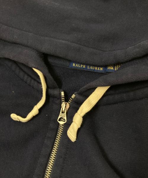 POLO RALPH LAUREN（ポロ・ラルフローレン）POLO RALPH LAUREN (ポロ・ラルフローレン) ジップアップパーカー ネイビー サイズ:3XLの古着・服飾アイテム