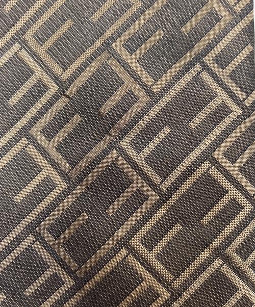 FENDI（フェンディ）FENDI (フェンディ) ズッカ柄ネクタイ グレー サイズ:下記参照の古着・服飾アイテム