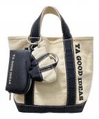 FRAMeWORKフレームワーク）の古着「YA GOOD IDEAS BIG&MINI TOTE S」｜ベージュ
