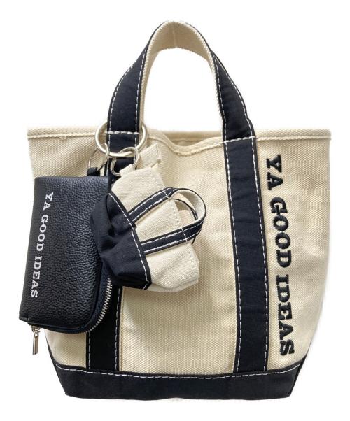 FRAMeWORK（フレームワーク）FRAMeWORK (フレームワーク) YA GOOD IDEAS BIG&MINI TOTE S ベージュ サイズ:下記参照の古着・服飾アイテム