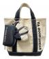 FRAMeWORK（フレームワーク）の古着「YA GOOD IDEAS BIG&MINI TOTE S」｜ベージュ