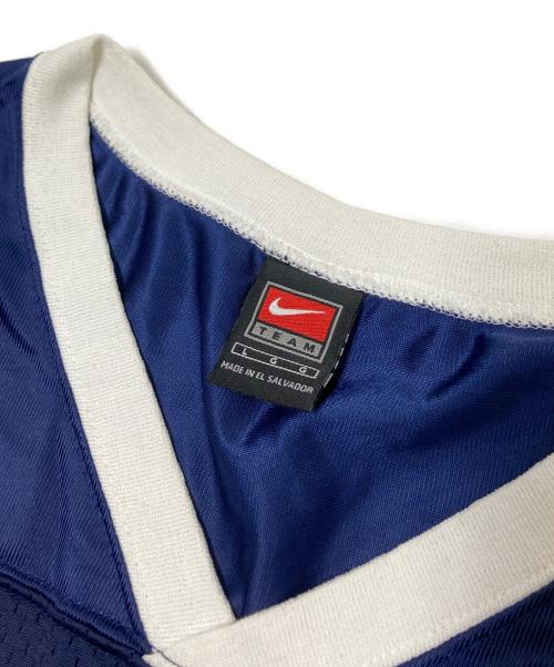 NIKE（ナイキ）NIKE (ナイキ) メッシュカットソー ネイビー サイズ:Lの古着・服飾アイテム