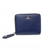 Vivienne Westwoodヴィヴィアンウエストウッド）の古着「SMALL ZIP WALLET MILANO」｜ネイビー