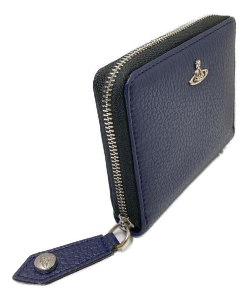 Vivienne Westwood（ヴィヴィアンウエストウッド）Vivienne Westwood (ヴィヴィアンウエストウッド) SMALL ZIP WALLET MILANO ネイビー サイズ:下記参照の古着・服飾アイテム