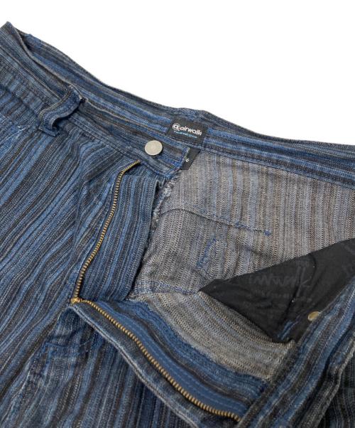 AIR WALK（エアウォーク）AIR WALK (エアウォーク) シンチバッグストライプデニムパンツ インディゴ サイズ:86cmの古着・服飾アイテム