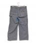 CarHartt (カーハート) ヒッコリーペインターパンツ インディゴ×ホワイト サイズ:XL：7000円