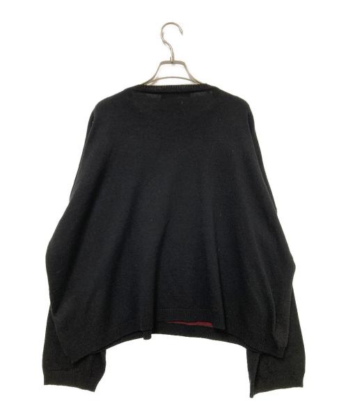 DROPDEAD（ドロップデッド）DROPDEAD (ドロップデッド) ニット レッド サイズ:Mの古着・服飾アイテム