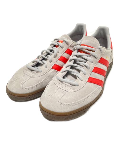 adidas（アディダス）adidas (アディダス) HANDBALL SPEZIAL GRAY RED GUM グレー×レッド サイズ:27.0cmの古着・服飾アイテム