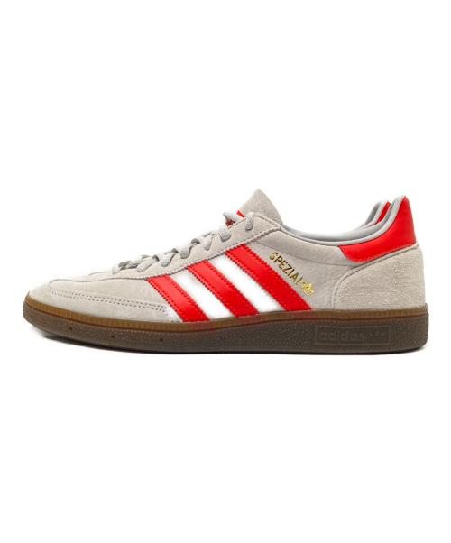 adidas（アディダス）adidas (アディダス) HANDBALL SPEZIAL GRAY RED GUM グレー×レッド サイズ:27.0cmの古着・服飾アイテム