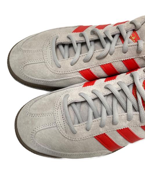 adidas（アディダス）adidas (アディダス) HANDBALL SPEZIAL GRAY RED GUM グレー×レッド サイズ:27.0cmの古着・服飾アイテム