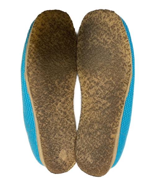 CLARKS（クラークス）CLARKS (クラークス) ワラビーシューズ グリーン×ベージュ サイズ:US:9 Mの古着・服飾アイテム
