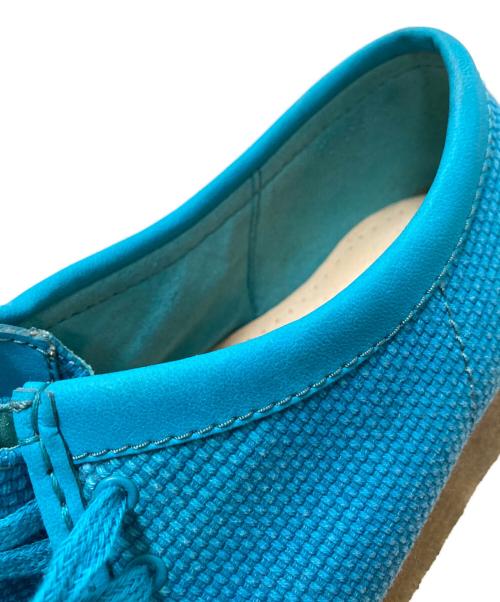 CLARKS（クラークス）CLARKS (クラークス) ワラビーシューズ グリーン×ベージュ サイズ:US:9 Mの古着・服飾アイテム