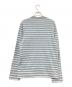 POLO RALPH LAUREN (ポロ・ラルフローレン) ボーダーTシャツ グレー×ホワイト サイズ:S：4500円