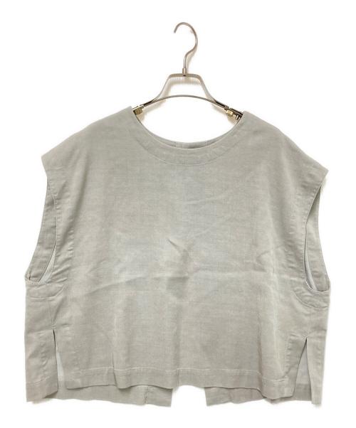 BEARDSLEY（ビアズリー）BEARDSLEY (ビアズリー) ショートベスト ベージュの古着・服飾アイテム