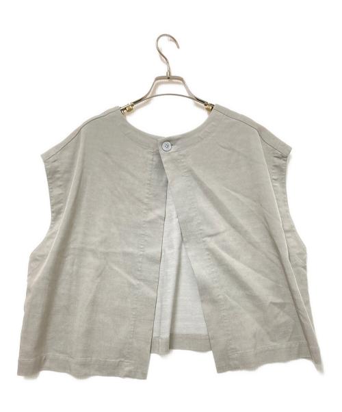 BEARDSLEY（ビアズリー）BEARDSLEY (ビアズリー) ショートベスト ベージュの古着・服飾アイテム