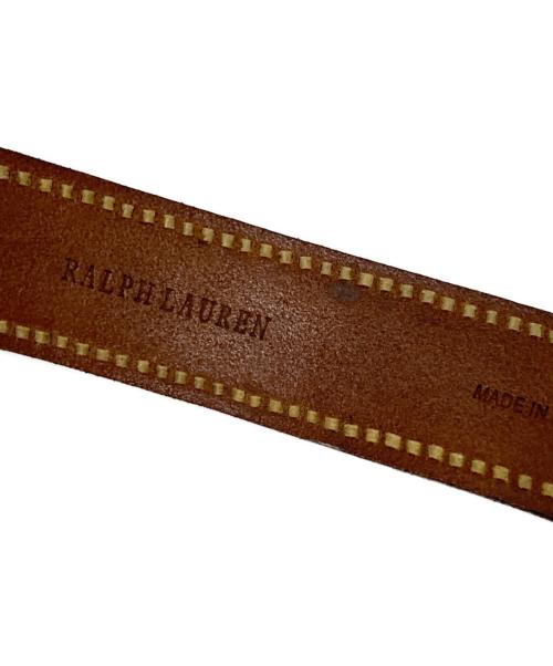 RALPH LAUREN（ラルフローレン）RALPH LAUREN (ラルフローレン) ウエスタンレザーベルト ブラウン サイズ:下記参照の古着・服飾アイテム