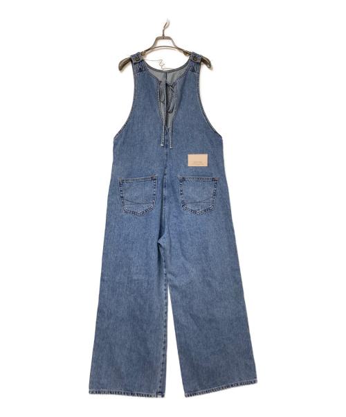 atelier SOMETHING（アトリエ サムシング）atelier SOMETHING (アトリエ サムシング) AMERICAN SLEEVE ALL IN ONE インディゴ サイズ:FREE 未使用品の古着・服飾アイテム