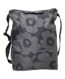 marimekko（マリメッコ）の古着「Mini Unikko Neat Crossbody M」｜ブラック