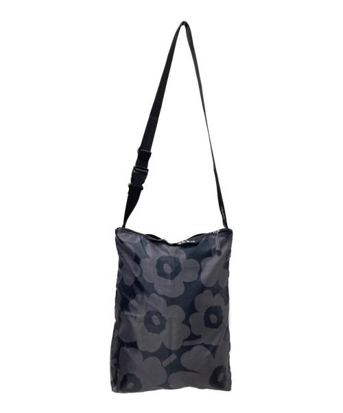 marimekko（マリメッコ）marimekko (マリメッコ) Mini Unikko Neat Crossbody M ブラック サイズ:下記参照の古着・服飾アイテム