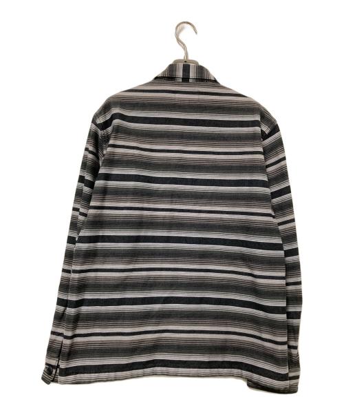 RANCHERbySchott（ランチャー バイ ショット）RANCHERbySchott (ランチャー バイ ショット) ロゴ刺繍シャツ グレー サイズ:Lの古着・服飾アイテム