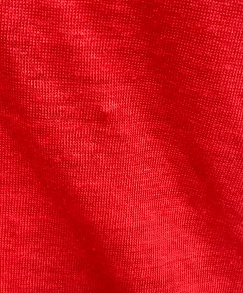 Cruciani（クルチアーニ）Cruciani (クルチアーニ) リネンポロシャツ レッド サイズ:46の古着・服飾アイテム