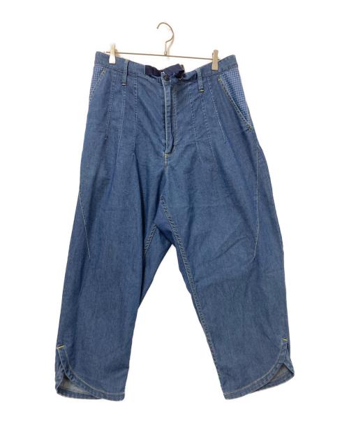 Denham（デンハム）Denham (デンハム) ワイドデニムパンツ インディゴ サイズ:Lの古着・服飾アイテム
