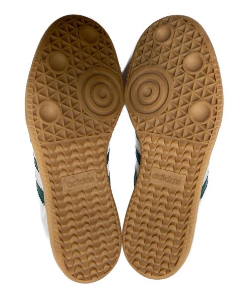 adidas（アディダス）adidas (アディダス) ローカットスニーカー グリーン×ホワイト サイズ:23.5cmの古着・服飾アイテム