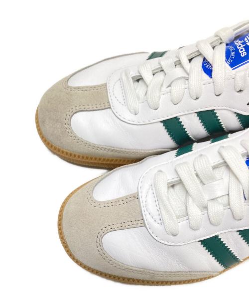 adidas（アディダス）adidas (アディダス) ローカットスニーカー グリーン×ホワイト サイズ:23.5cmの古着・服飾アイテム