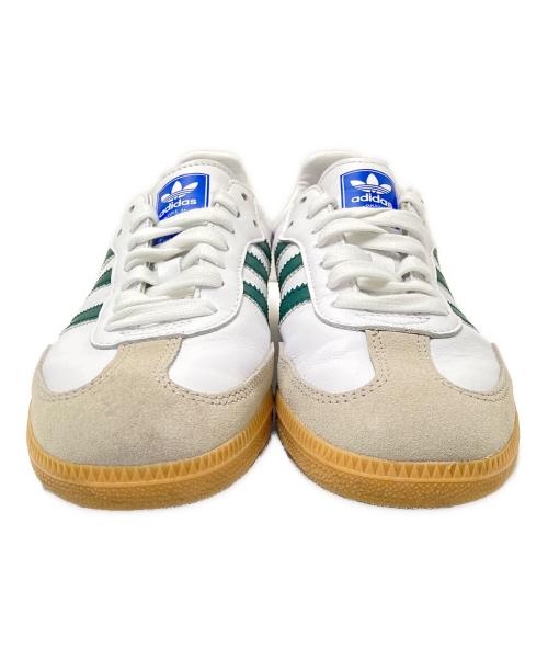 adidas（アディダス）adidas (アディダス) ローカットスニーカー グリーン×ホワイト サイズ:23.5cmの古着・服飾アイテム