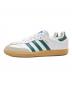adidas (アディダス) ローカットスニーカー グリーン×ホワイト サイズ:23.5cm：9000円