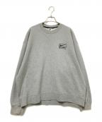 NIKE×stussyナイキ×ステューシー）の古着「Fleece Crew "Grey"」｜グレー