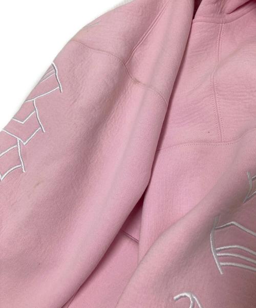 SUPREME（シュプリーム）SUPREME (シュプリーム) Faux Fur Zip Hooded Sweatshirt ピンク サイズ:Mの古着・服飾アイテム