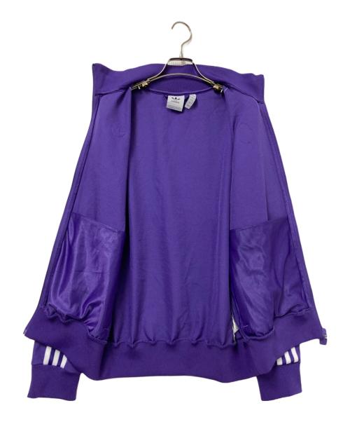 adidas（アディダス）adidas (アディダス) トラックジャケット パープル サイズ:XLの古着・服飾アイテム