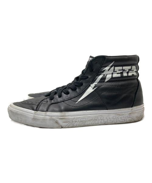VANS（ヴァンズ）VANS (ヴァンズ) METALLICA (メタリカ) ハイカットスニーカー ブラック サイズ:26.5㎝の古着・服飾アイテム