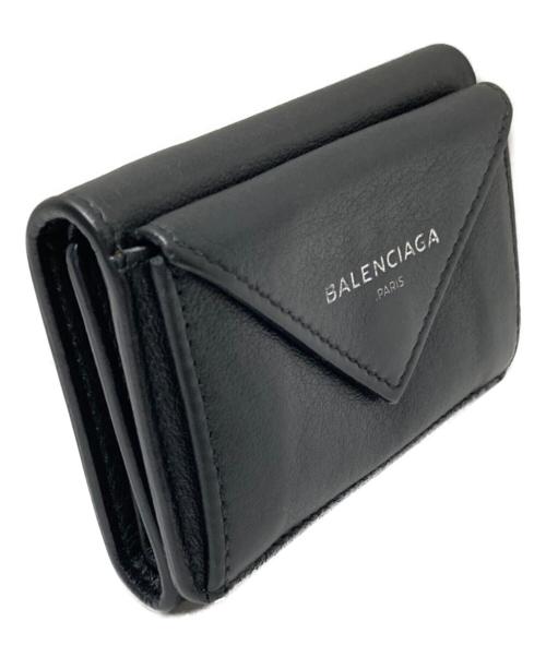 BALENCIAGA（バレンシアガ）BALENCIAGA (バレンシアガ) コンパクトミニウォレット ブラック サイズ:下記参照の古着・服飾アイテム