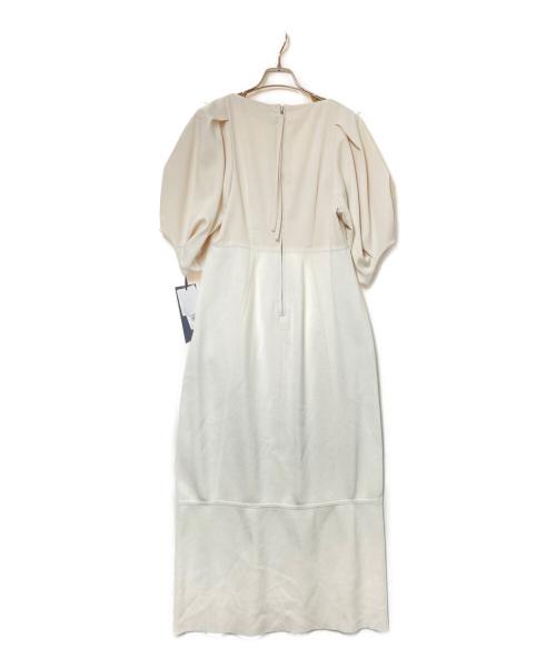 styling/（スタイリング）styling/ (スタイリング) パフスリーブワンピース ベージュ サイズ:1 未使用品の古着・服飾アイテム