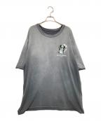 Maison Margielaメゾンマルジェラ）の古着「オーバーサイズウォッシュドバブルロゴTシャツ」｜グレー