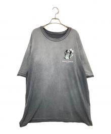 Maison Margiela（メゾンマルジェラ）の古着「オーバーサイズウォッシュドバブルロゴTシャツ」｜グレー