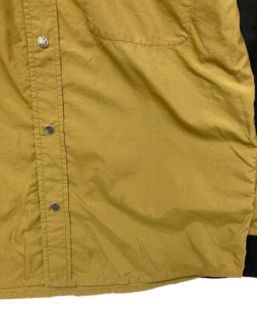 THE NORTH FACE（ザ ノース フェイス）THE NORTH FACE (ザ ノース フェイス) Nuptse Shirt ブラック×ベージュ サイズ:Lの古着・服飾アイテム